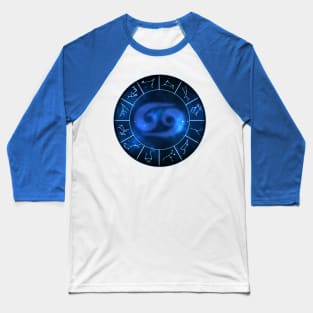 Cancer Zodiac Symbol Baseball T-Shirt